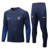 Paris Saint-Germain Navy Sweatshirts Anzüge Suit 2022-23 Für Kinder